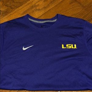LSU NIKE DRI FIT SHORT SLEEVE T-SHIRT